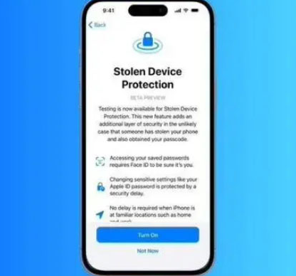 义安苹果授权维修店分享被盗设备保护功能开启方法 