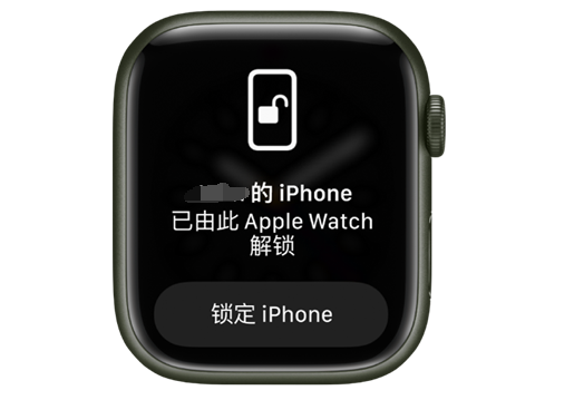 义安苹果手机维修分享用 AppleWatch 解锁配备面容 ID 的 iPhone方法 